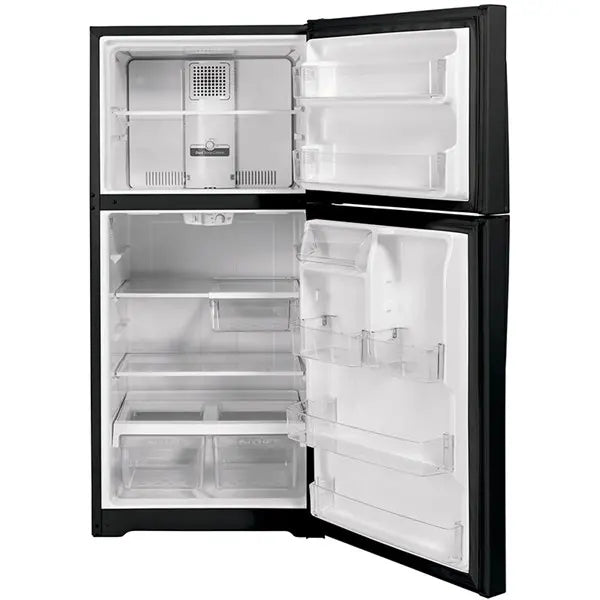 19.1 cu ft Top Freezer Black Refrigerator