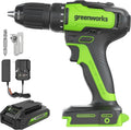 24V Brushless Cordless Combo Kit – 1/2″ Drill + 1/4″ Impact Driver, 2 Batteries, Fast Charger, Bit Sets & Carry Bag