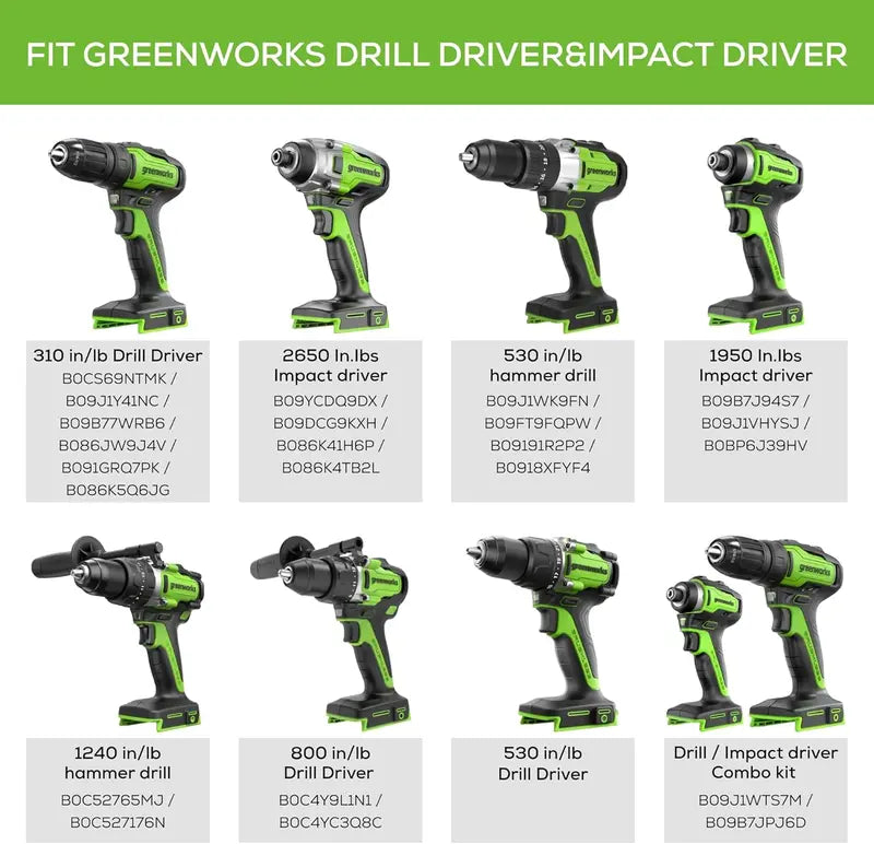 24V Brushless Cordless Combo Kit – 1/2″ Drill + 1/4″ Impact Driver, 2 Batteries, Fast Charger, Bit Sets & Carry Bag