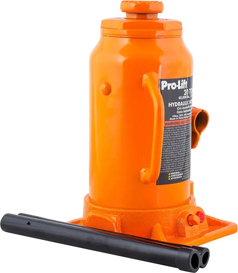 20-Ton Hydraulic Bottle Jack – Heavy-Duty 40,000-Lb Capacity Car Lift with Ergonomic Pump Handle