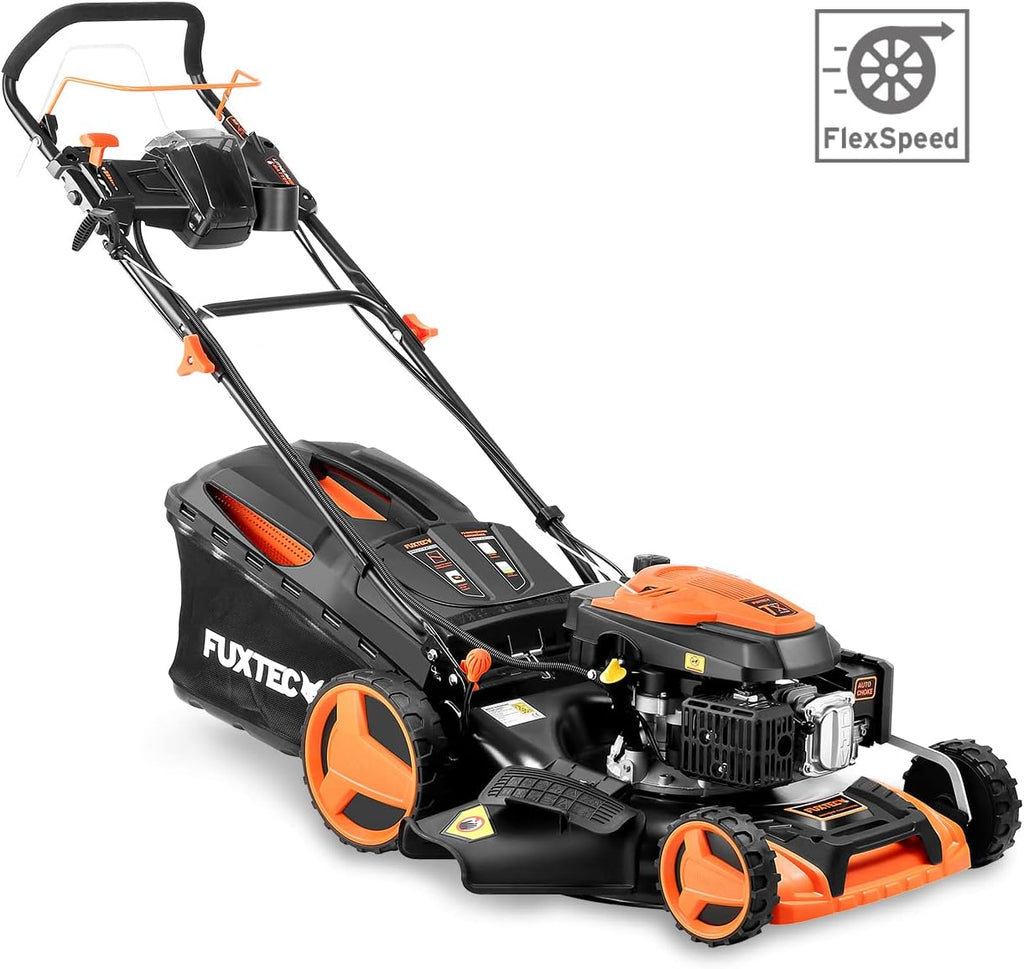 FUXTEC FX-RM5196eSPRO 4in1 Benzinmäher, E-Start & Antrieb, 51 cm Schnitt