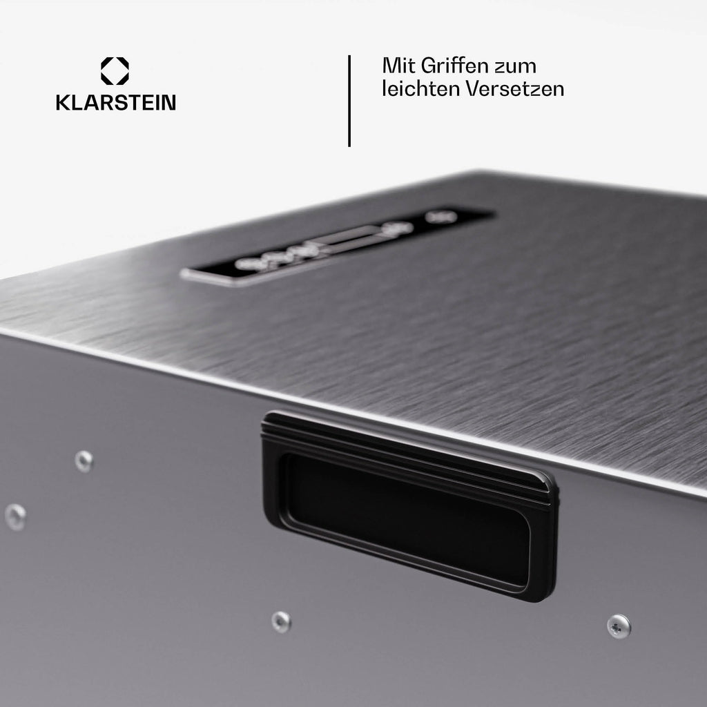Klarstein Dörrgerät, Dörrautomat für Gemüse, Obst, Pilze & Fleisch, 1500W Edelstahl-Dörrautomat, Trockenautomat mit 16 Metallgitter, Dörrgerät mit 24H Timer & Touch-Display, Food Dehydratoro