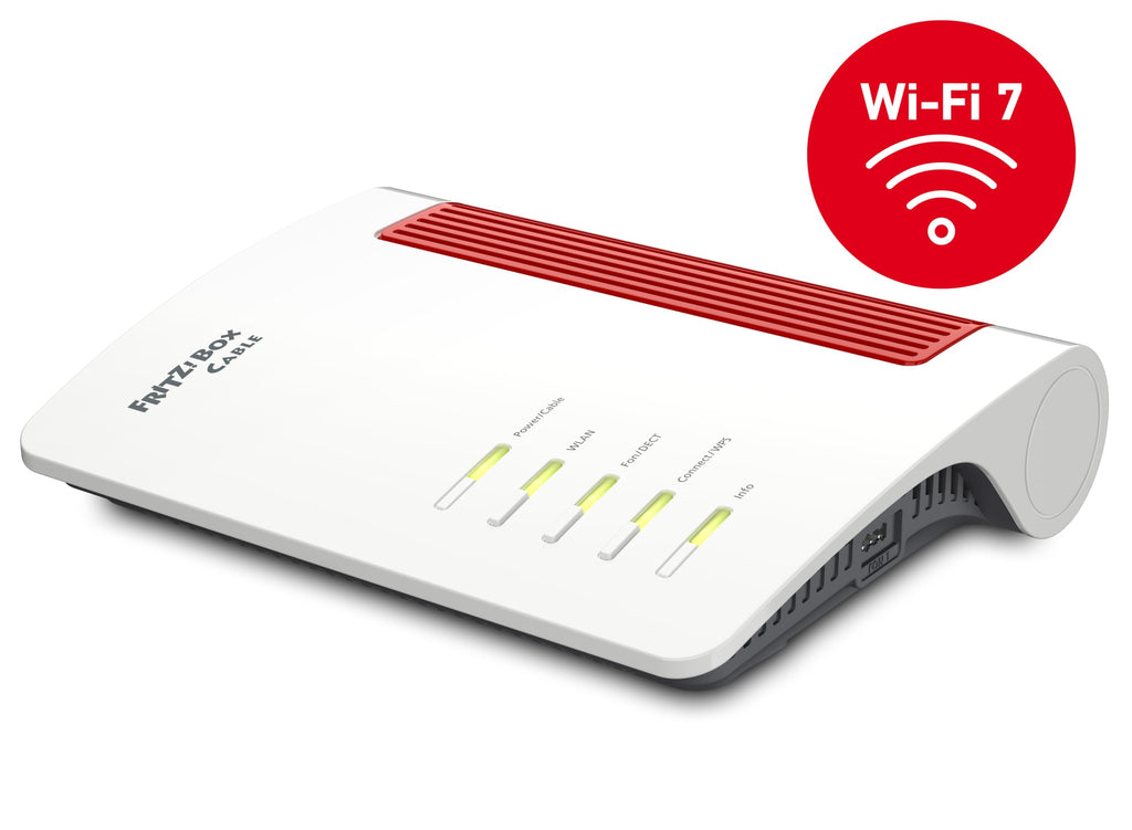 FRITZ!Box 6670 Cable – Wi-Fi 7 Kabelrouter mit DOCSIS 3.1, Zigbee & 2.5-Gbit-LANo