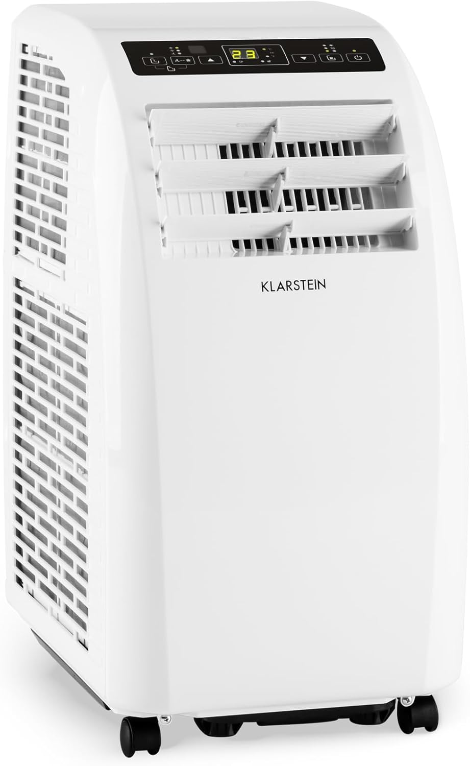 Klarstein Metrobreeze Rom Mobiles Klimagerät 10.000 BTU – 4-in-1, R290, EEK A+, SEER 12, 3kW, Fernbedienung, Weiß