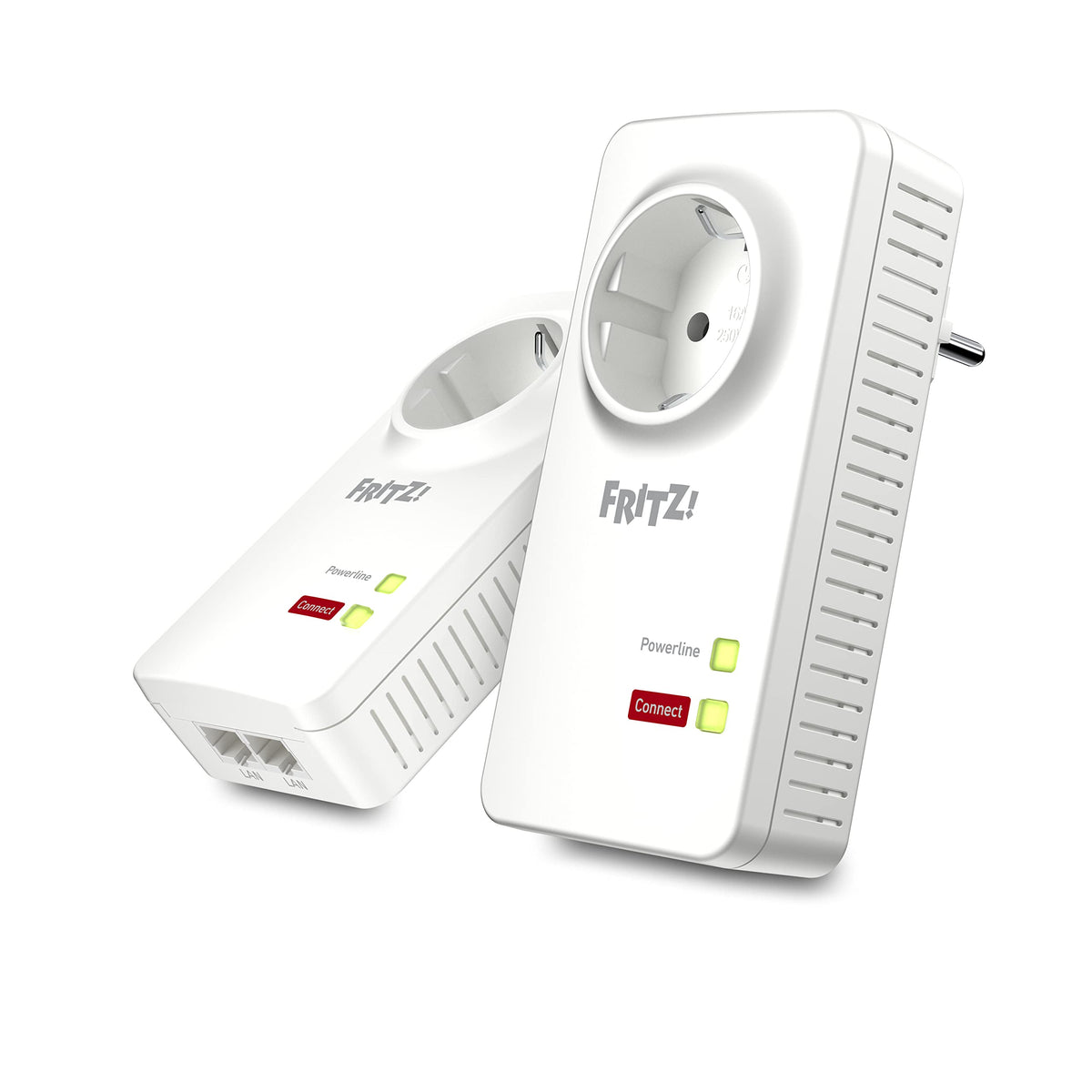 FRITZ!Powerline 1220 Set – 1.200 MBit/s mit 2x Gigabit-LAN pro Adaptero