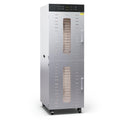 Klarstein Dörrautomat Edelstahl – 4.000-W-Dörrgerät, 48 Edelstahl-Einlegeböden, 30–90 °C, 24-Stunden-Timer, 6 Ventilatoren, 2 Trockenkammern, 50–55 dB, ideal für Obst, Gemüse, Fleisch, Kräuter, Silbero