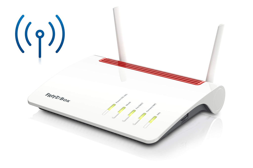 FRITZ!Box 6890 – LTE/DSL-Router mit WLAN AC+N, bis 300 MBit/s & 4x Gigabit-LANo