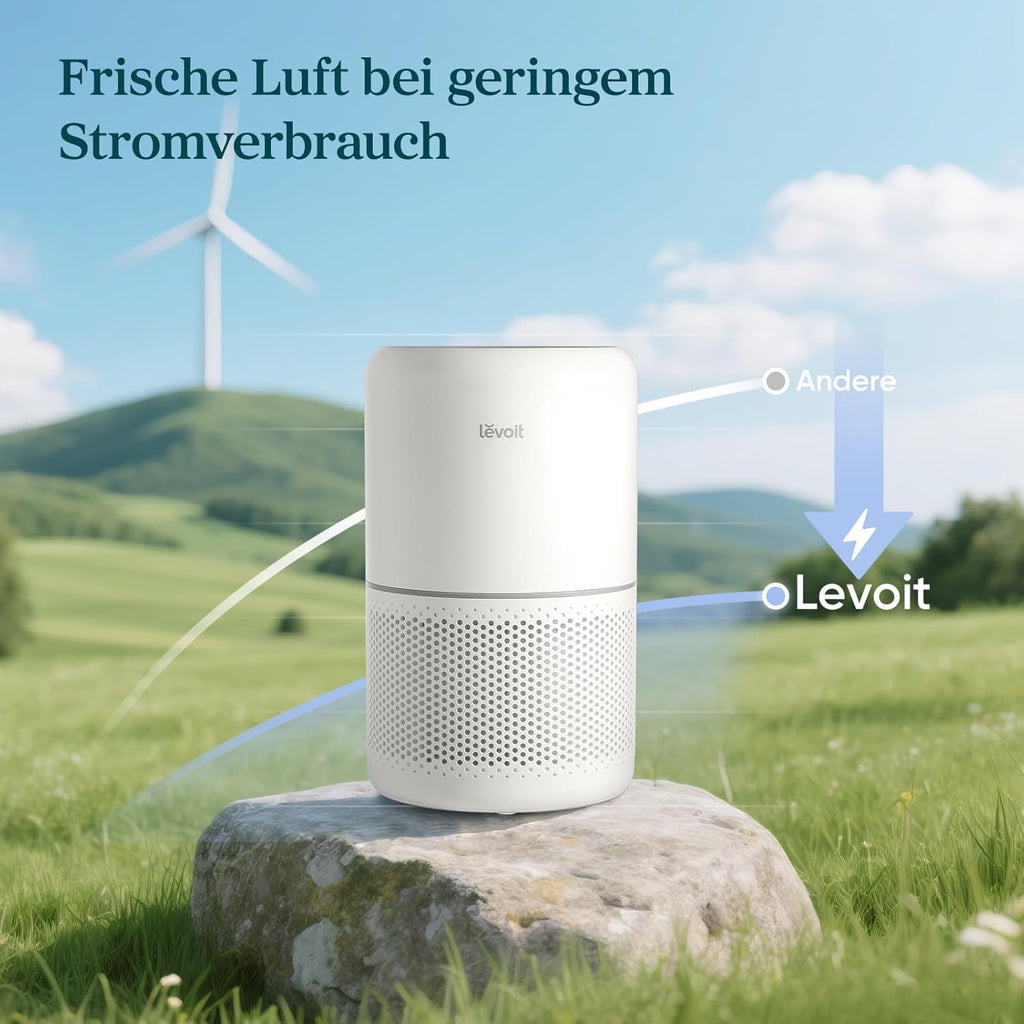 Levoit Core 300S Smart Luftreiniger – HEPA 99,97%, Lasersensor, 20m² in 12min, 22dB, VeSync App, Weiß