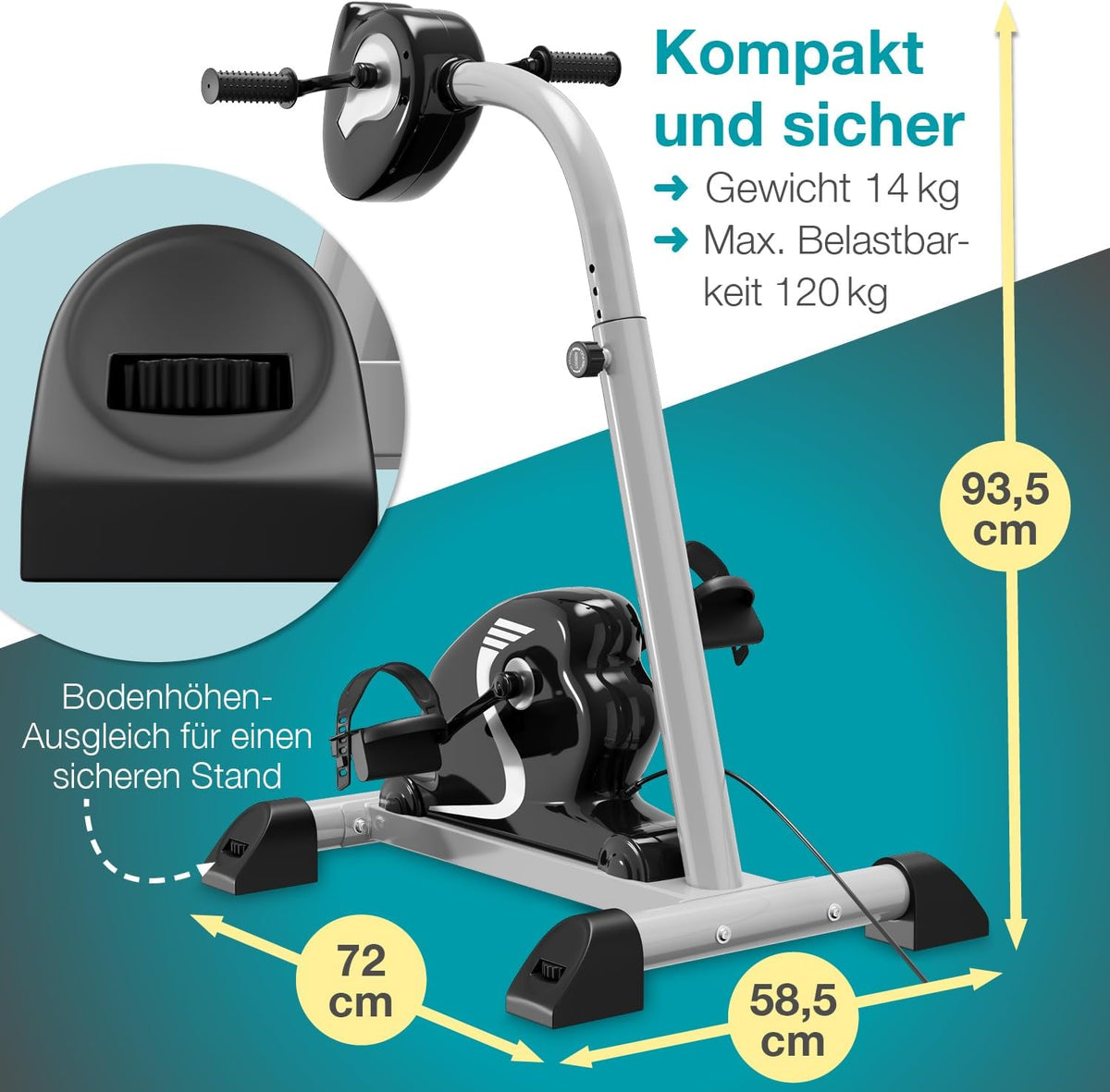 maxVitalis 2-in-1: Arm- und Beintrainer mit Motorunterstützung ✨
