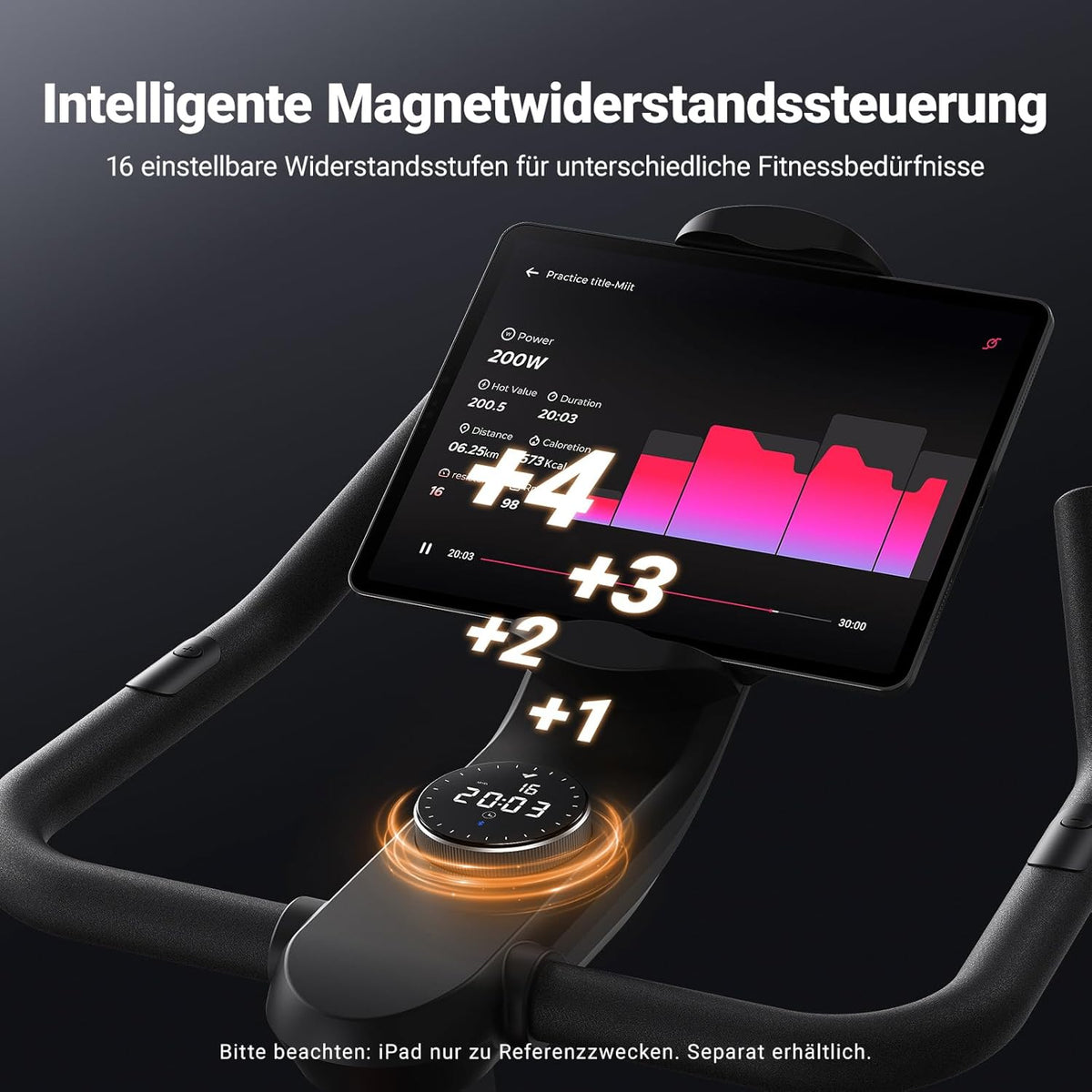 MERACH Heimtrainer: Leises Magnetrad mit App-Steuerung✨