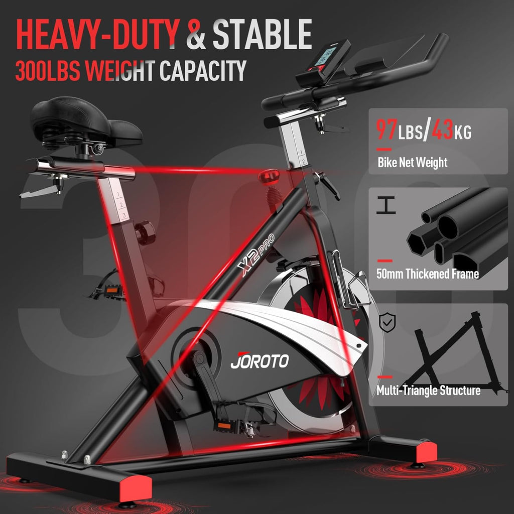 JOROTO X2: Leises Heimtrainer-Ergometer mit LCD-Monitor ✨