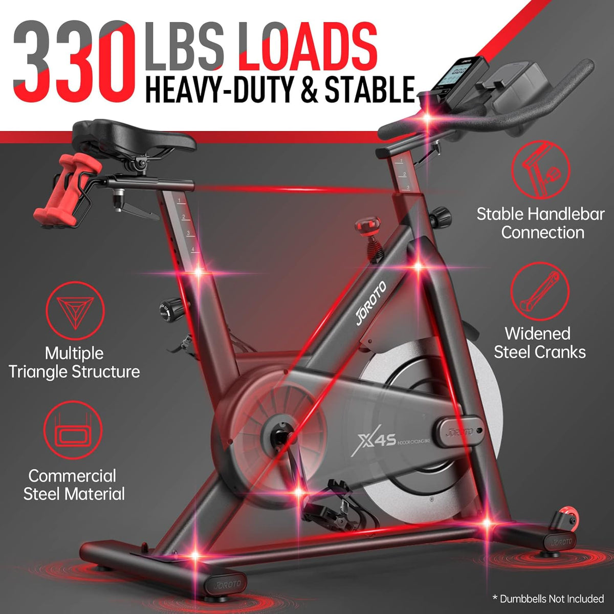 JOROTO X4S: Bluetooth Heimtrainer mit Magnetwiderstand ✨