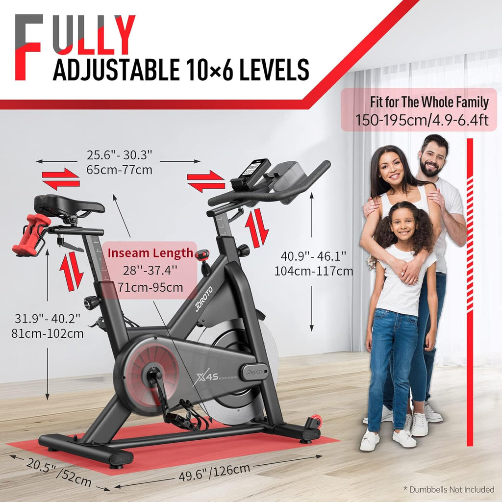 JOROTO X4S: Bluetooth Heimtrainer mit Magnetwiderstand ✨