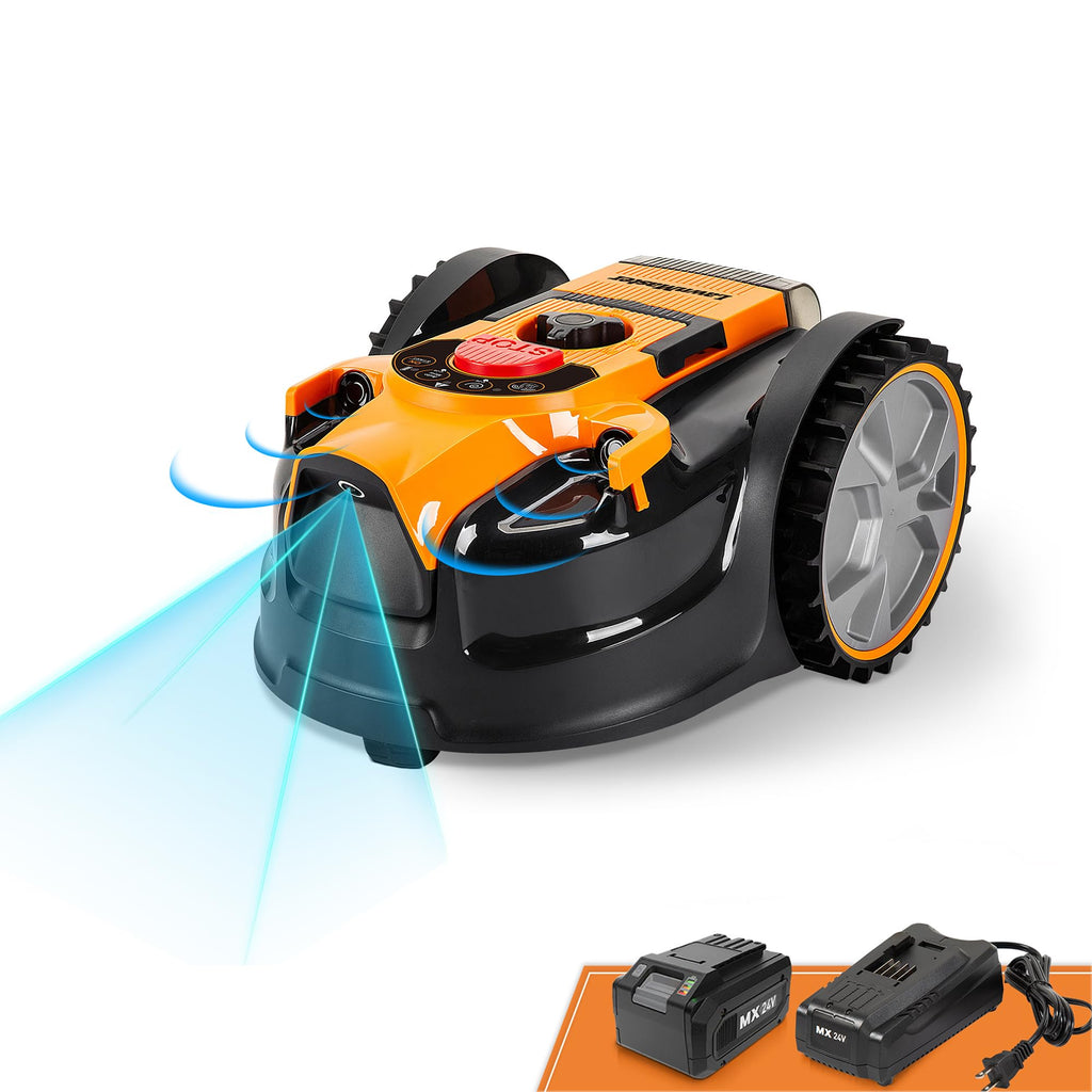 LawnMaster OcuMow™ 24V kabelloser Roboter-Rasenmäher & Trimmer