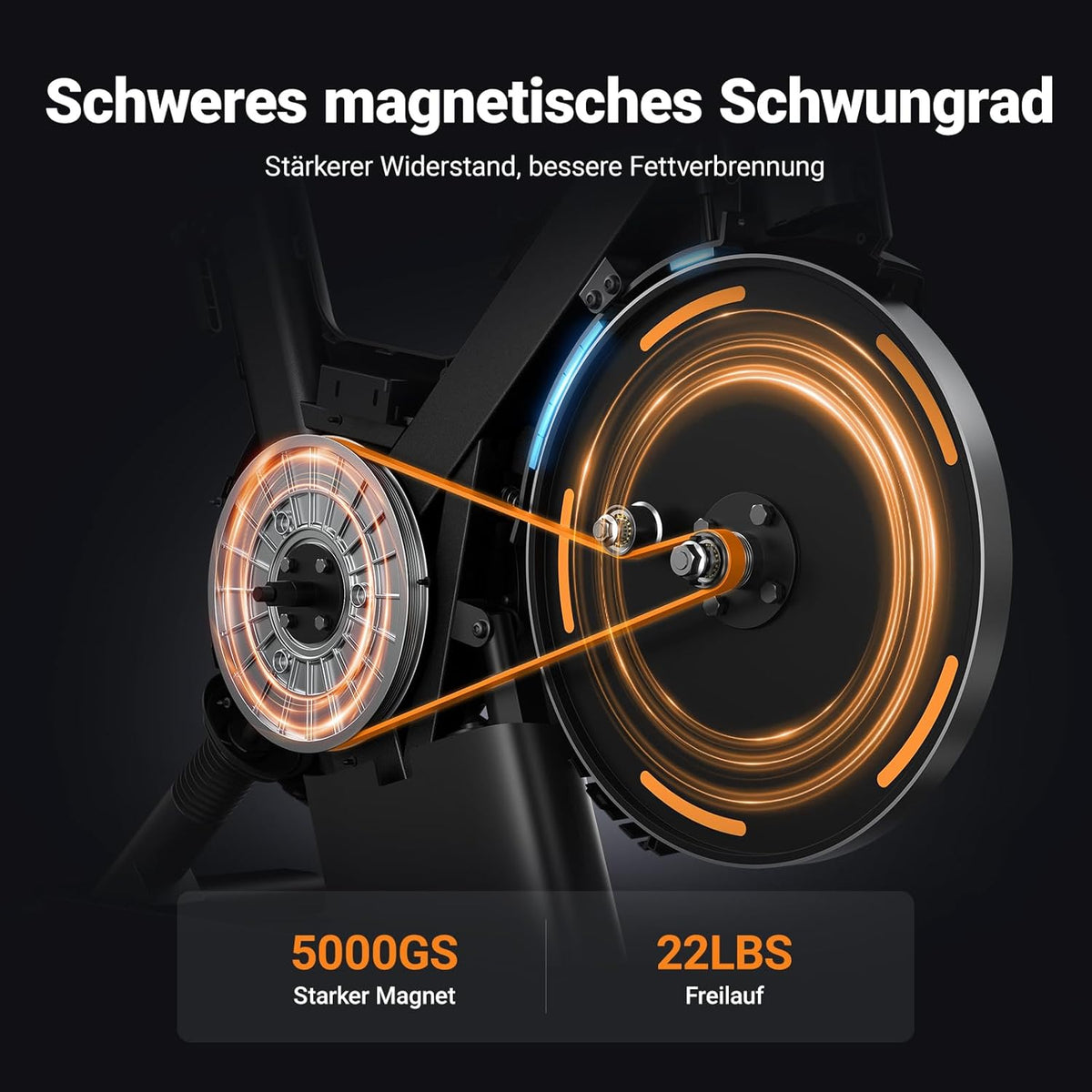 MERACH Heimtrainer: Leises Magnetrad mit App-Steuerung✨