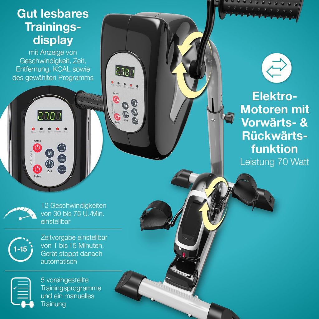 maxVitalis 2-in-1: Arm- und Beintrainer mit Motorunterstützung ✨