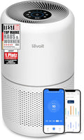 Levoit Core 300S Smart Luftreiniger – HEPA 99,97%, Lasersensor, 20m² in 12min, 22dB, VeSync App, Weiß