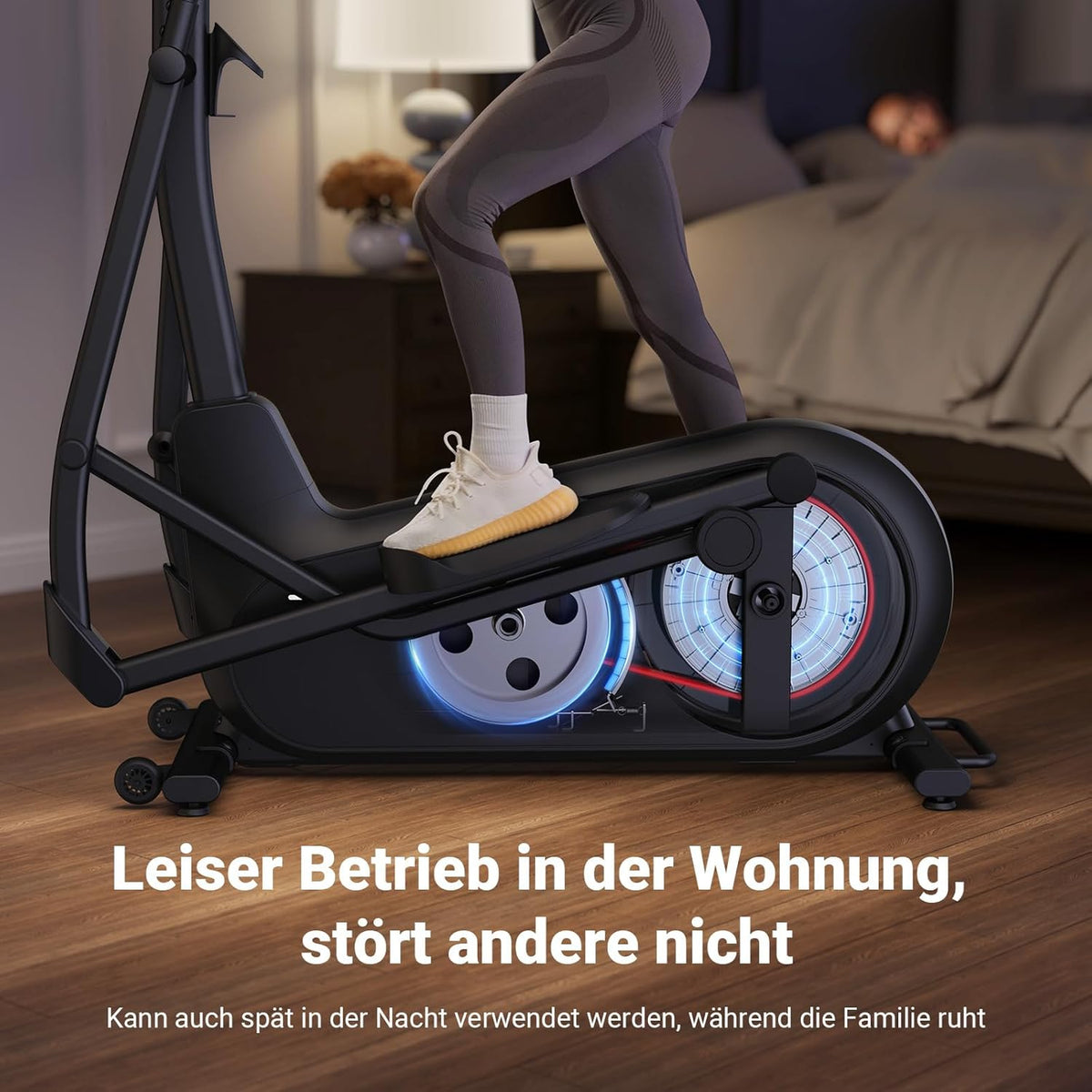 MERACH Heimtrainer Crosstrainer: Leise, Magnetisch, App, 8 Stufen, 160KG Kapazität ✨