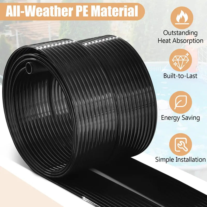 2.5 ft x 16.5 ft Solar Pool Heater Mat Compatible with Above-Ground & In-Ground Swimming Pools