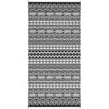 Outsunny Outdoor Teppich robuster Wetterfest Outdoorteppich, Carpet mit Boho-Style, Outdoor-Teppich für Wohnzimmer Balkon
