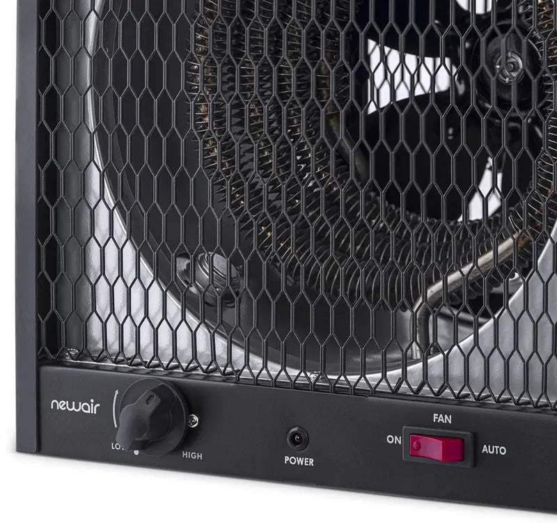 240V Portable Garage Heater – Industrial-Strength 600 sq. ft. Electric Heater with Built-in Thermostat & Carrying Handle