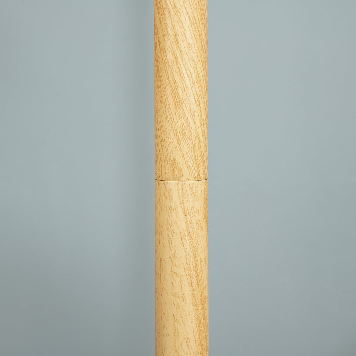 HOMCOM Stehlampe mit Kreisförmigem Lampenschirm 40 W Max. Naturholz Ø 38 x 160 cm