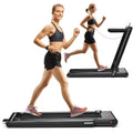 2-in-1 Under-Desk Treadmill – Foldable Electric Model with 2.25HP Motor and LED Control Display