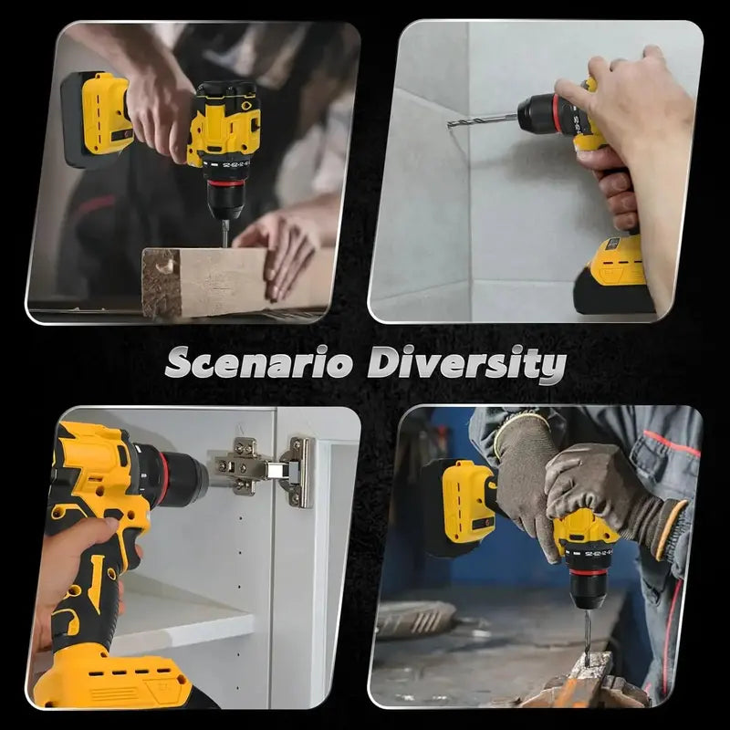 20V Brushless Cordless Drill Driver – Dewalt Battery Compatible, Two-Speed Control