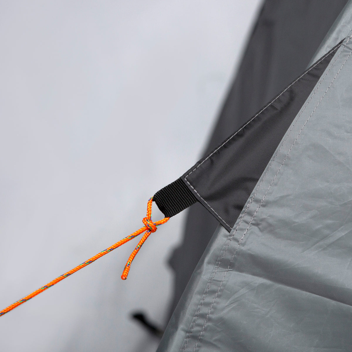 Outsunny Campingzelt 2-3 Personen wasserdichtes leichtes belüftetes Dôme-Zelt 2 Türen Fenster Glasfaser-Polyester PE Grau
