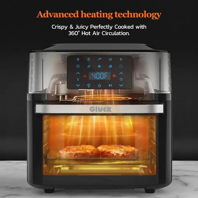 20-Quart Multi-Function Air Fryer Oven — 10-in-1 Cooking Appliance with Rotisserie & Dehydrator Racks