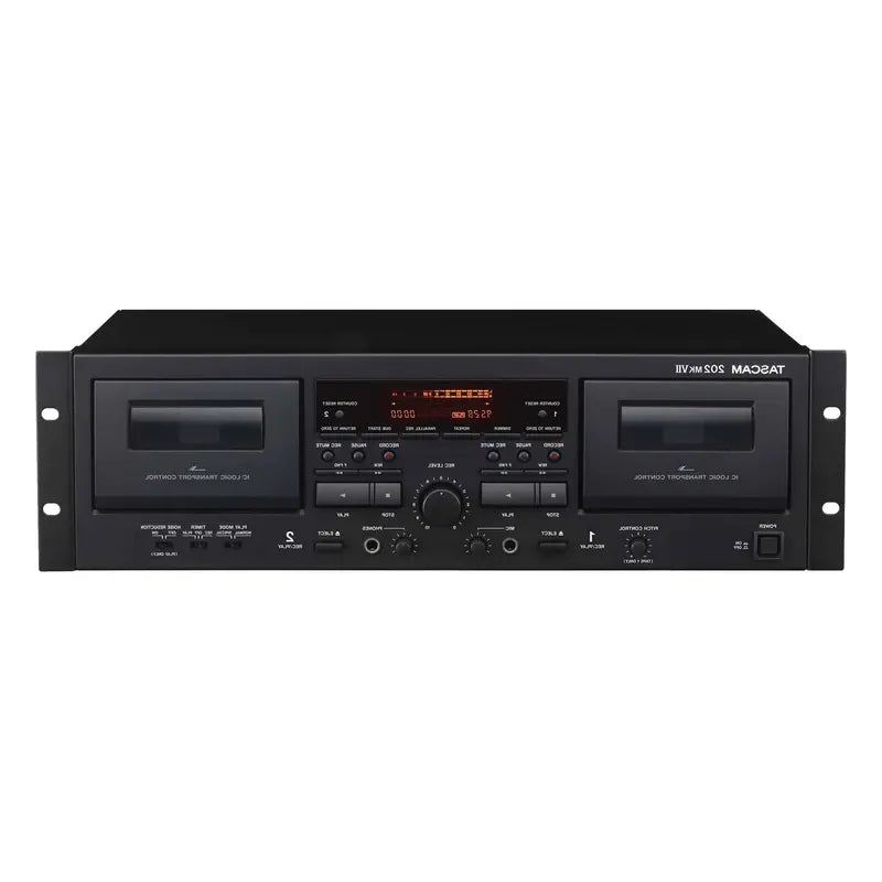202MKVII Dual Cassette Deck – Professional Stereo Tape Recorder/Player