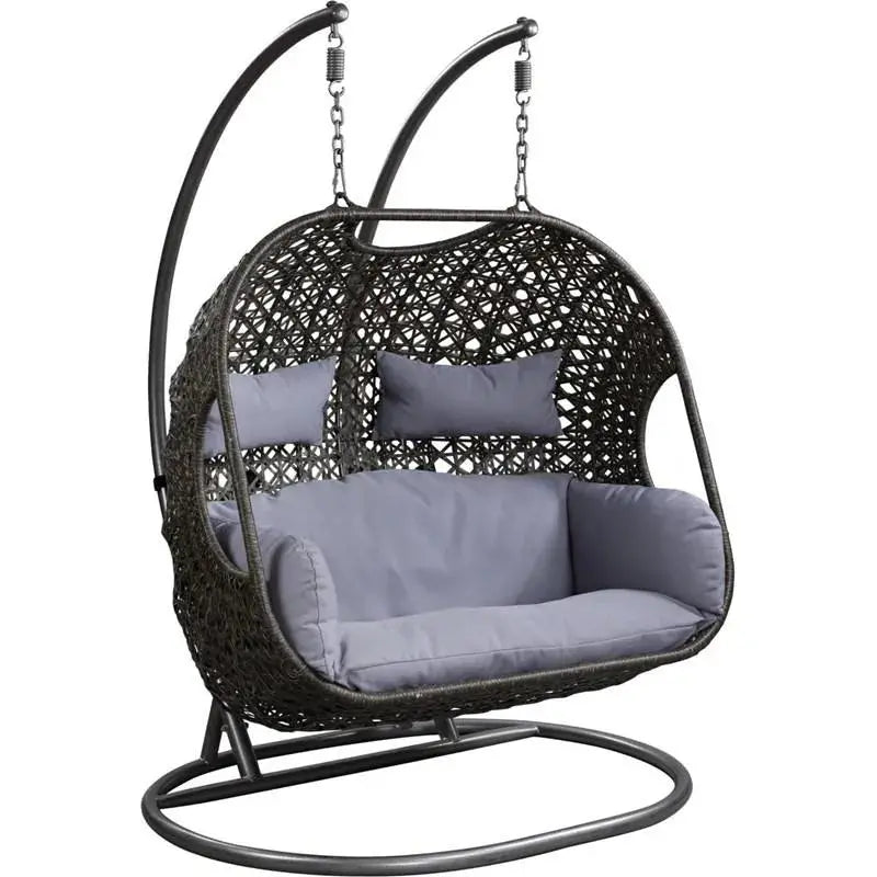 2025 Wicker Patio Swing Chair – All-Weather Outdoor Hanging Seating
