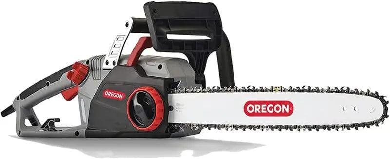 18-Inch 15-Amp Self-Sharpening Corded Chainsaw – PowerSharp System, 120V Electric Saw in Grey and Black