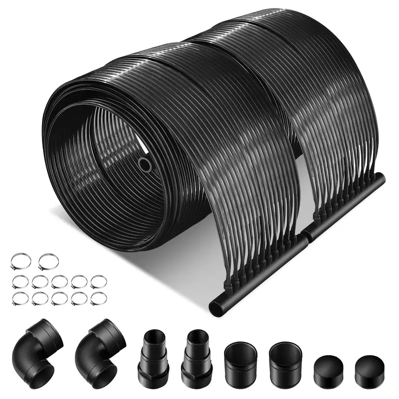 2.5 ft x 16.5 ft Solar Pool Heater Mat Compatible with Above-Ground & In-Ground Swimming Pools