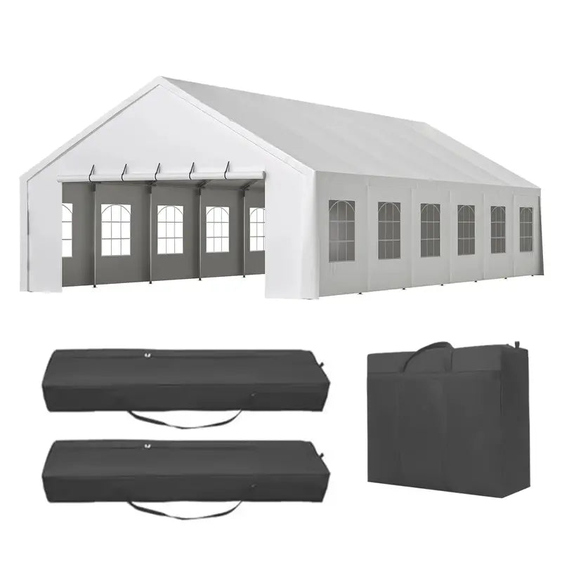 20′ x 40′ Commercial-Grade Party Tent – Waterproof Event Shelter with Zippered Door, Removable Sidewalls & Storage Bags