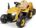 24V Ride-On Tractor for Kids – Tilting Detachable Trailer, Dual 65W Motors, Bluetooth, Remote Control & Music Features