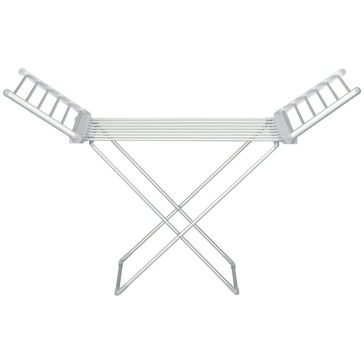 HOMCOM Wäscheständer mit Heizfunktion, 45-55 ℃, zusammenklappbar, 144L x 53B x 96H cm